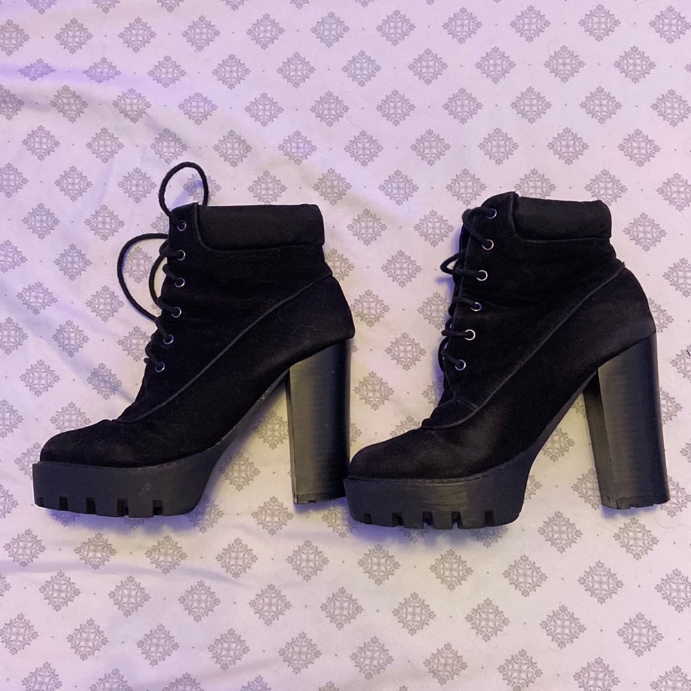 Dolls Kill Heeled Platform Boots